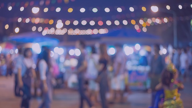 Night market background